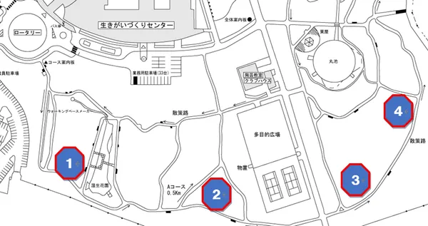 ウォークラリーマップ